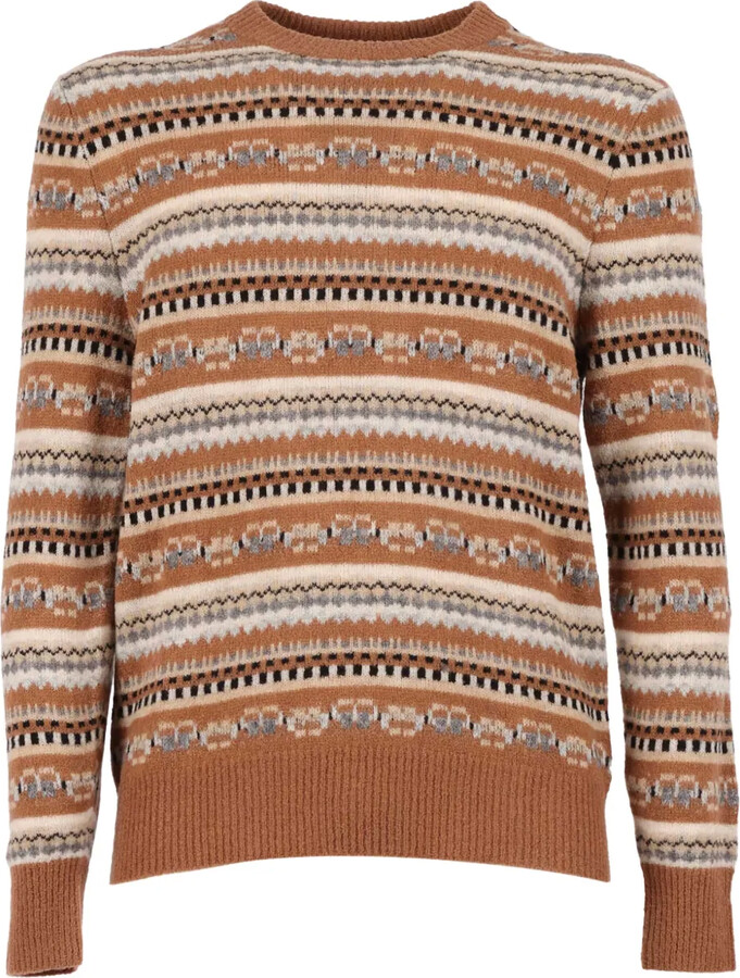 Ballantyne Fairisle Crew-Neck Sweater