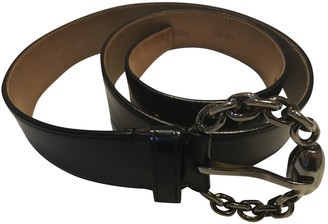 Loewe Black Leather Belts