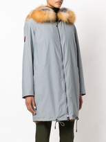 Thumbnail for your product : Gianfranco Ferre fur trim coat