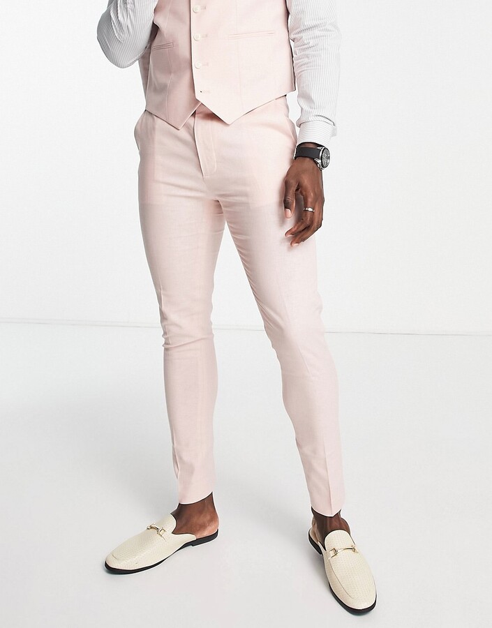 Mens Super Skinny Linen Suits | ShopStyle