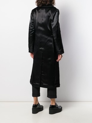Junya Watanabe Double-Breasted Contrast-Sleeve Coat