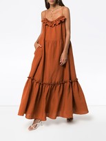 Thumbnail for your product : Araks Yasmin tiered maxi dress