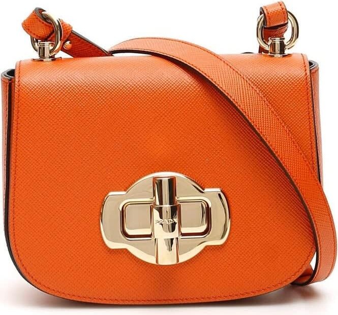 Prada Saffiano Maxi Twist-lock Shoulder Bag - ShopStyle