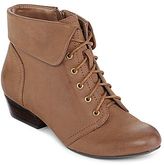 Thumbnail for your product : JCPenney Yuu Tang Cuffed Lace-Up Boots