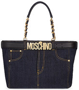 Thumbnail for your product : Moschino Denim jeans tote