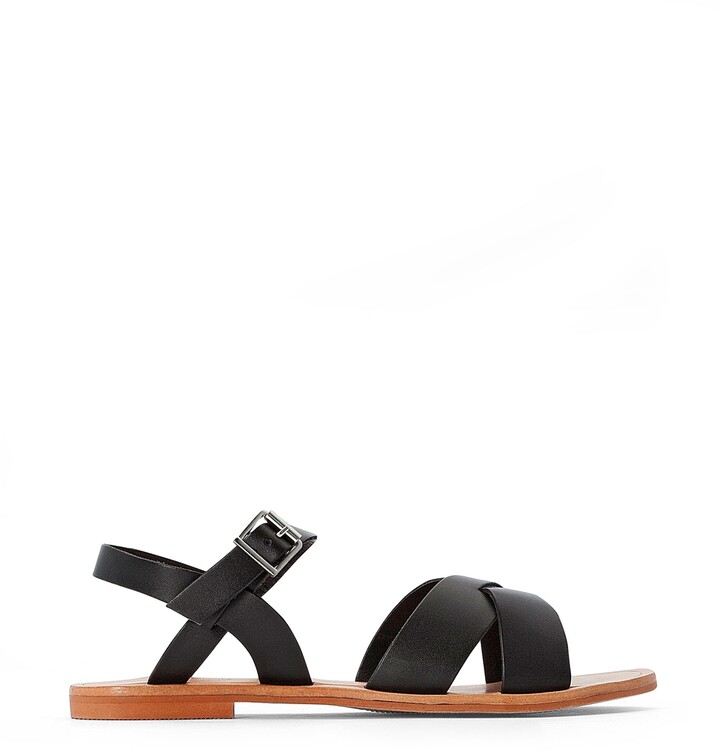 Jonak Wally Leather Sandals - ShopStyle