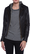 Thumbnail for your product : Doma Bianca Hooded Leather Jacket