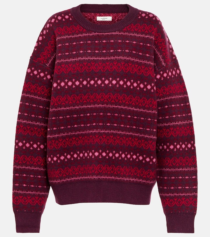 Marant Etoile Fair Isle wool sweater - ShopStyle Knitwear