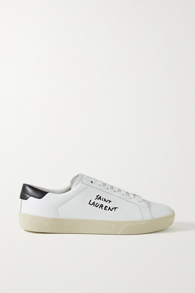 Saint Laurent Logo Embroidered Sneakers Top Sellers, UP TO 61% OFF 