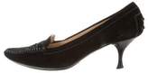 Thumbnail for your product : Tod's Suede Round-Toe Pumps