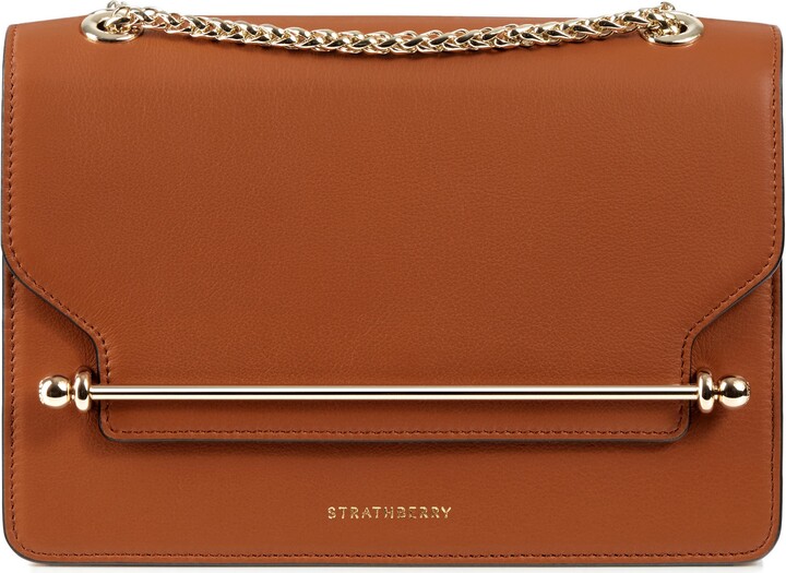 East / West Mini Strathberry Leather Bag