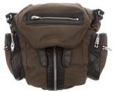 Thumbnail for your product : Alexander Wang Leather-Trimmed Marti Backpack Olive Leather-Trimmed Marti Backpack