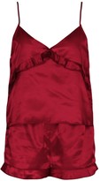 Thumbnail for your product : boohoo Plus Ruffle Cami & Short Set