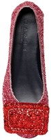 Thumbnail for your product : Marni Junior Glittered Flats W/ Padded Detail