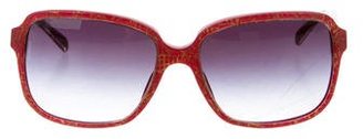 Dolce & Gabbana Printed Tinted Sunglasses