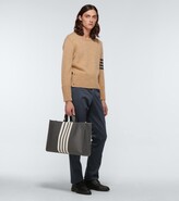 Thumbnail for your product : Thom Browne Cotton-twill chinos
