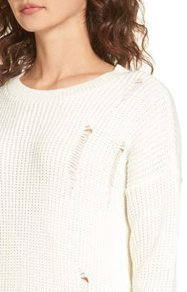 Cotton Emporium Distressed Sweater Dress