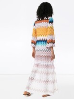 Thumbnail for your product : Missoni Mare deep V-neck kaftan maxi dress
