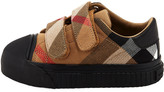 Thumbnail for your product : Burberry Belside Check Sneaker, Beige/Black, Toddler Sizes 7-10