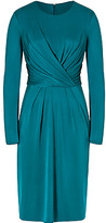Thumbnail for your product : Issa Silk Jersey Twisted Bodice Dress in Petrol