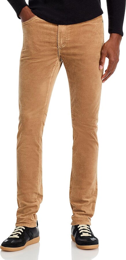 Monfrère Greyson Mens Stretch Velvet Skinny Jeans