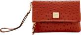Thumbnail for your product : Dooney & Bourke Ostrich Foldover Wallet