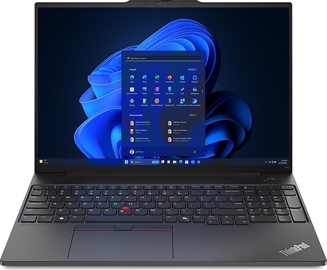 Lenovo ThinkPad E16 G2 16" Laptop, Intel Core Ultra 5 125U, 16GB RAM, 512GB SSD, Windows 11 Pro