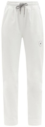adidas by Stella McCartney Logo-print Cotton French-terry Track Pants - White