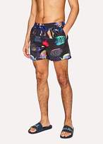 Thumbnail for your product : Paul Smith Men's 'Tropical Fish' Print Swim Shorts