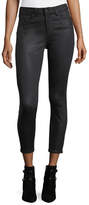 Thumbnail for your product : L'Agence Margot Coated High-Rise Skinny-Leg Ankle Jeans