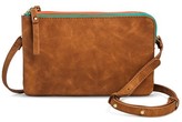 Thumbnail for your product : Mossimo Women's Crossbody Handbag with Green Zipper - Brown