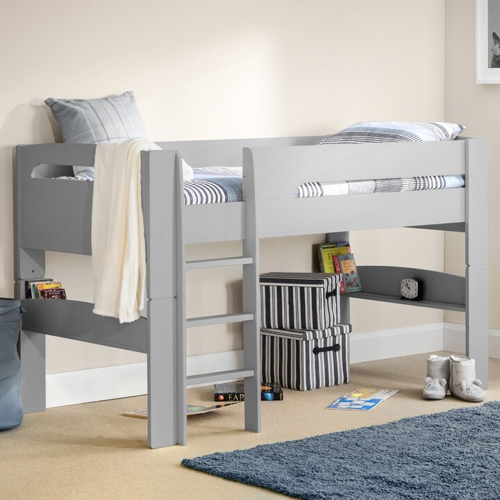 Dunelm Pluto Mid Sleeper Bed Grey ShopStyle