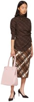 Thumbnail for your product : Commission Brown Plaid Runup Bandana Turtleneck