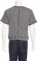 Thumbnail for your product : Timo Weiland Mélange Short Sleeve Sweatshirt