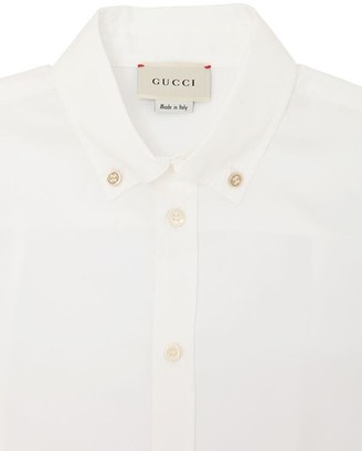 Gucci Button Down Cotton Poplin Shirt