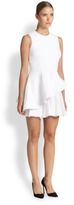 Thumbnail for your product : Cushnie Chiffon-Accent Neoprene Dress