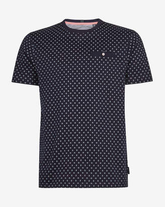 Ted Baker OLDTEC Geo print cotton T-shirt