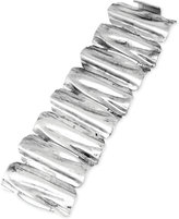Thumbnail for your product : Robert Lee Morris Soho Silver-Tone Sculptural Wide Bracelet