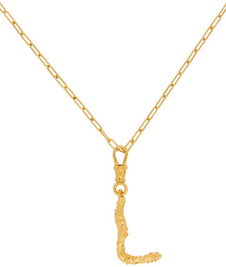 Alighieri SSENSE Exclusive Gold 'L' Alphabet Necklace