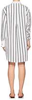 Thumbnail for your product : Ji Oh Women's Striped Cotton Asymmetric Shirtdress