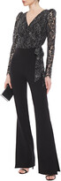Thumbnail for your product : Rachel Zoe Metallic Corded Lace Wrap Top