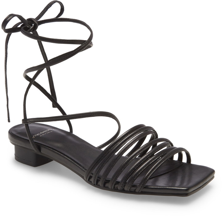 shoes with straps around the ankle