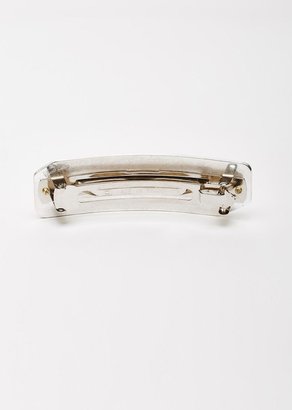Erin Considine Brushed Silver Hair Clip Silver Size: One Size