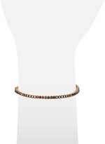 Thumbnail for your product : Forzieri Black Diamond Eternity 18K Gold Tennis Bracelet