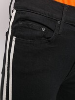 Thumbnail for your product : Mother Side Stripe Cropped Jeans