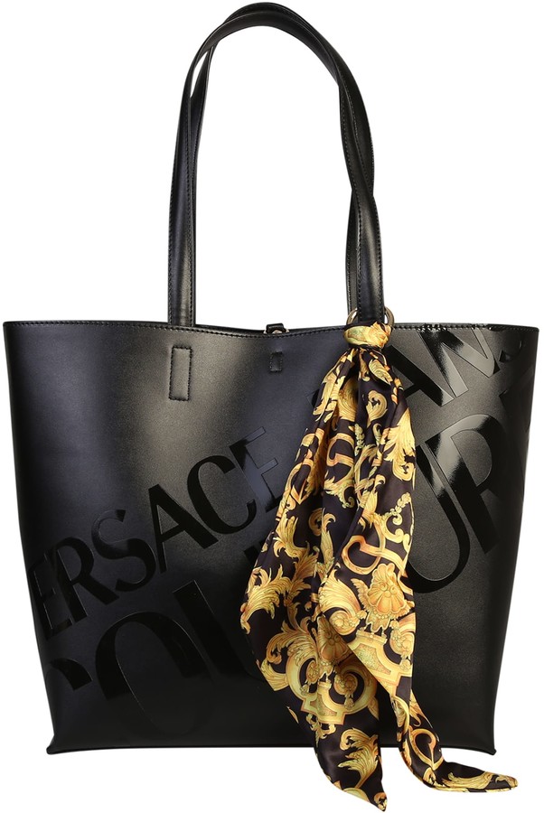 Versace Jeans Couture Black Tote Bags | Shop the world's largest collection  of fashion | ShopStyle