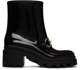 Thumbnail for your product : Gucci Black Trip Horsebit Ankle Boots