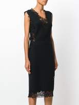 Thumbnail for your product : Ermanno Scervino sleeveless lace trim dress