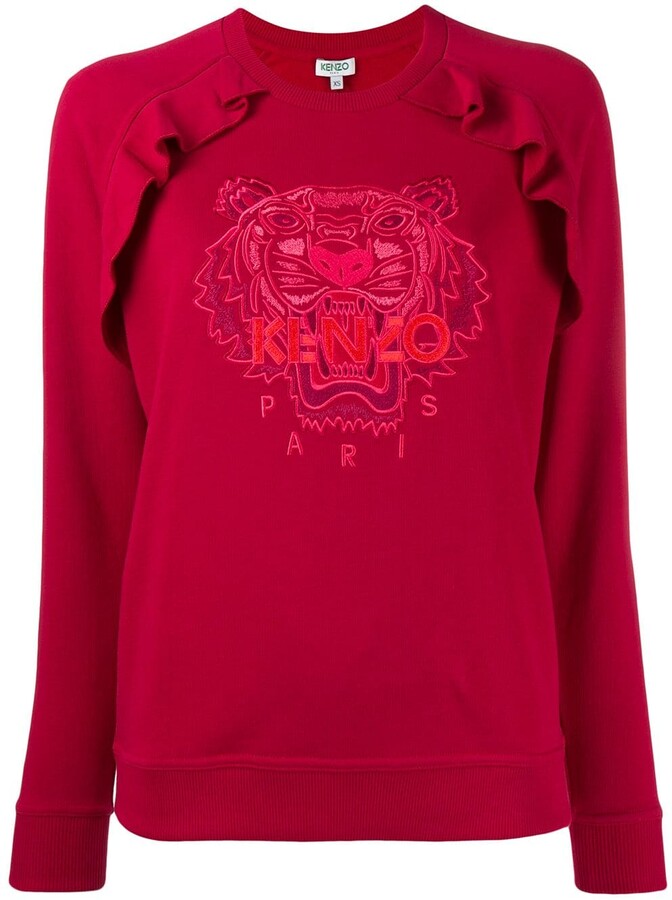 red kenzo hoodie