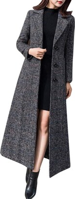 woolen long coat